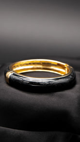 Evara Jet Black Bangle